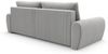 Ecksofa Schlafsofa GALAN Stoff Poso Beige Ottomane Links Bild 2