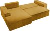 Selsey 'Farese ' Ecksofa mit Cordbezug, Schlaffunktion und Stauraum, Senfgelb, links Bild 4