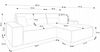 Selsey 'Farese ' Ecksofa mit Cordbezug, Schlaffunktion und Stauraum, Senfgelb, links Bild 5