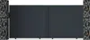 Vente-unique - NAZARIO Eingangstor Metall Grau - B 4,6 cm x H 163 cm x L 348 cm Bild 3