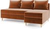 AX LIVING Ecksofa Klein Modern Farring 204 cm in Bernstein – Stil & Komfort Bild 2