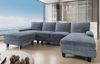 GUNJI Ecksofa Großes U-förmiges Sofas hoch belastbar mit 4 Kissen 292cm*138cm*86cm, Schnelle Montage von großen Sofas in 20 Minuten Bild 2