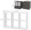 Raumteiler Weiß 72 x 107.8 cm mit 2 Faltboxen Vicco Bild 3