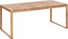 Beliani 'SASSARI II' Essgruppe für 8 Personen mit Servierwagen, Akazienholz Heller Holzfarbton, 180x90x75 cm Bild 4