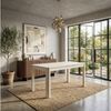 FINEBUY Esstisch FB115622 Esszimmertisch Küchentisch 6 Personen Holztisch Esszimmer (Natürliches Holzdesign mit klarer Form), Kompakte Tischlösung für kleine Essbereiche Bild 2