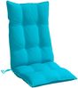 vidaXL Hochlehner-Auflagen 6 Stk. Türkis Oxford-Gewebe 377667 Bild 5