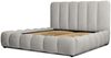 Polsterbett Doppelbett HEDA 140x200cm Komplettset in Stoff Perfect Harmony Hellgrau Bild 3