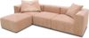 DOMO. collection Ecksofa 800011, Modul-Couch in L-Form, individuell kombinierbar, Cord Sofa, Polsterecke, Eckcouch, Polstergarnitur 301 x 193 x 69 (BxTxH), rose Bild 3