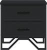 vidaXL Nachttische 2 Stk. Schwarz 40x30x40 cm Holzwerkstoff 848515 Bild 5