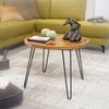 Wohnling Couchtisch, Massivholz Sheesham, 60 x 45 x 60 cm Bild 3
