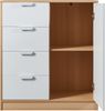 Kommode Varkaus 90x80x40 cm Eichenoptik/Weiß [en. casa] Bild 5