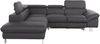 COTTA Ecksofa Driver L-Form, mit Kopfteilverstellung, wahlweise mit Bettfunktion & Bettkasten Bild 4