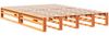 vidaXL Massivholzbett mit Regal ohne Matratze Wachsbraun 150x200 cm 3323964 Bild 5