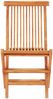 vidaXL 3-tlg. Bistro-Set mit Schwarzen Kissen Massivholz Teak 3063247 Bild 4