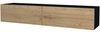 Fernsehschrank Toivakka 135x31x25cm Schwarz / Eiche [en. casa] Bild 3
