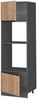 Mikrowellenschrank R-Line Goldkraft Eiche 60 cm J-Shape Vicco Bild 4