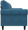 vidaXL 3-Sitzer-Sofa Blau 180 cm Samt 359548 Bild 5