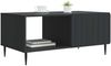 vidaXL Couchtisch Schwarz 90 x 50 x 40 cm Holzwerkstoff 894496 Bild 2