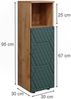 Vicco 'Irma' Midischrank, Holz, Goldkraft Eiche, 95 x 30 x 30 cm Bild 3