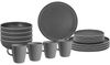 BRUNNER Geschirr-Set Melamin Geschirr Set Lunch Box Dolomit, Melamin, Resylin, Stone Touch Camping Teller 16tlg Bild 4
