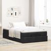 vidaXL Ottoman-Bett mit Matratze Schwarz 120x200 cm Stoff 3311101 Bild 3