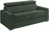Vente-unique - VIZIR Sofa SamtStoff Grün - B 223 cm94 cm x H 110 cm95 cm x L 196 cm Bild 2