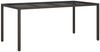 vidaXL Gartentisch Braun 190 x 90 x 75 cm Poly-Rattan 362546 Bild 2