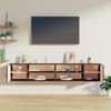 vidaXL Wandschränke 2 Stk. Honigbraun 80x30x30 cm Massivholz Kiefer 818392 Bild 3