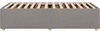 vidaXL Bettgestell ohne Matratze Taupe 90x190 cm Stoff 3284698 Bild 5