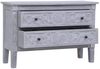 vidaXL Sideboard mit 2 Schubladen 90 x 30 x 60 cm Massivholz Mahagoni [283851] Bild 2