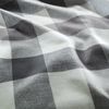 Fleuresse Lech Edelflanell Bettwäsche 200x200 Karo silber grau schwarz 603742-37 Bild 4