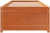 vidaXL Tagesbett ohne Matratze Wachsbraun 90x200 cm Massivholz Kiefer 844478 Bild 4