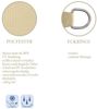anndora Sonnensegel 4x4x5,65 m rechtwinkliges Dreieck 100% Polyester - beige, wasserdichter Stoff Bild 3