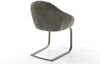 Freischwinger Gaio-Flex Bouclé Soft Schlamm Freischwinger flach Effektfinish Titan Bild 5