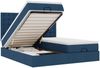 vidaXL Ottoman-Bett mit Matratzen & LEDs Blau 180x200 cm Stoff 3314589 Bild 2