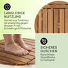 blumfeldt Gartendusche Cool Breeze (Packung, 1 St), Outdooor bodenplatte Bodendusche Fußdusche Außen ohne Stromanschluss Bild 3