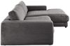 KAWOLA Sofa MADELINE Ecksofa Cord grau Longchair rechts 85 x 190 x 270 cm Bild 3