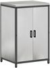 vidaXL Küchenaufbewahrung mit Regal Silber 60 x 50 x 92 cm Stahl 874993 Bild 2