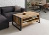 Couchtisch Mango 120x70x50 natur klar lackiert / Metall schwarz BLACKBURN #103 Bild 4