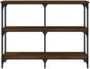 Konsolentisch, Beistelltisch, Konsole Braun Eichen-Optik 100x29x75 cm Holzwerkstoff Bild 4
