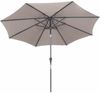 Avio Mittelstockschirm anthrazit/taupe Ø 300cm Bild 4
