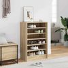Schuhschrank, Schuhkipper für Flur, modern Sonoma-Eiche 60x35x92 cm Holzwerkstoff Bild 2
