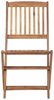 vidaXL Klappbare Gartenstühle 6 Stk. mit Kissen Massivholz Akazie 3075017 Bild 5