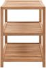 vidaXL Badregal, Massivholz Walnuss natur, 40 x 65 x 55 cm Bild 3