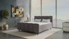Boxspringbett Luna - Samtstoff - grau - 180x200 cm Bild 2