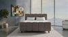 Boxspringbett Luna - Samtstoff - grau - 180x200 cm Bild 3