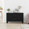 vidaXL Sideboard Schwarz Eichen-Optik 100 x 36 x 60 cm Holzwerkstoff 862960 Bild 4
