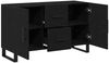 vidaXL Sideboard Schwarz Eichen-Optik 100 x 36 x 60 cm Holzwerkstoff 862960 Bild 5