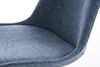 CLP 4er Set Stühle Pegleg Stoff Square gepolstert mit eckigen Holzbeinen,blau natura Bild 4
