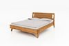 Bett Jetro 2 Sonderlänge 200x210 Wildeiche massiv Holzkopfteil und Holzbeine Bild 1